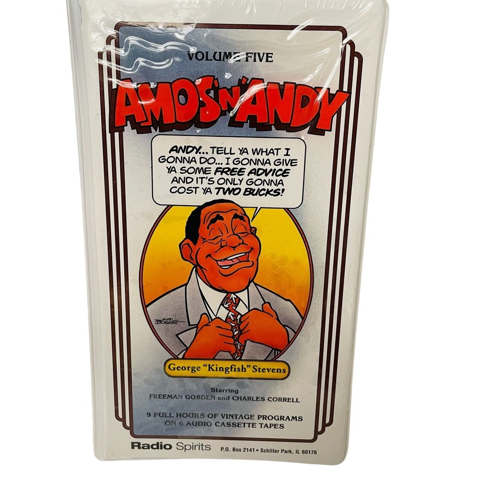 Radio Spirits Amos n Andy Volume 5 Audio Cassette Set 6 Tapes 9 Hours Comedy
